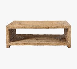 Noah Rectangular Woven Coffee Table (46&quot;)