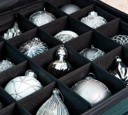 Three Tray Ornament Storage Bag