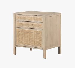 Dolores Cane 3-Drawer File Cabinet