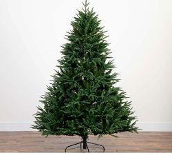Faux Lit Color-Changing Colorado Blue Spruce Tree