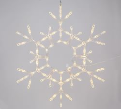 Warm White LED Folding Snowflake