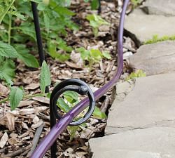 Wrought Iron Garden Hose Guards - Set of 6