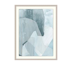 Blue Collage Framed Print