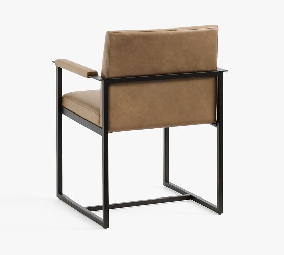 Millie Leather Desk Chair - Thumbnail 4