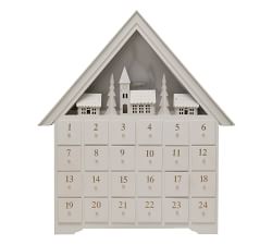 Light Up LED Wooden House Advent Calendar