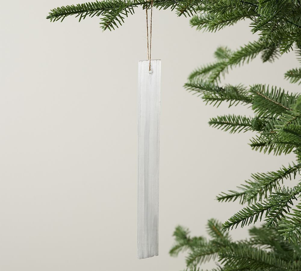Selenite Icicle Ornament