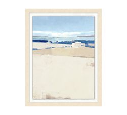 Coastal Calm Shore Framed Print