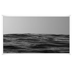 Black &amp; White Ocean Triptych Framed Prints - Set of 3