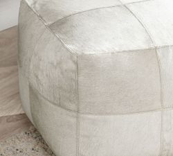 Gaona Hide Pouf