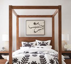 Ink Spray Framed Canvas