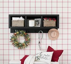 Open Box: Lit Faux Eucalyptus and Berry Wreath &amp; Garland