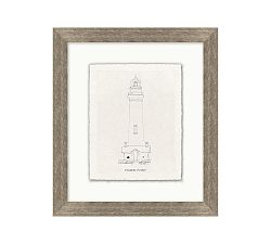 Lighthouse At Pigeon Point Framed Print