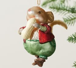 Mercury Glass Mice Ornaments