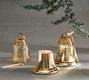 Cut Glass Bell Candle - Winter Spruce
