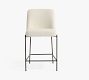 Layton Upholstered Metal Stool