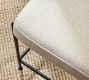Layton Upholstered Metal Stool