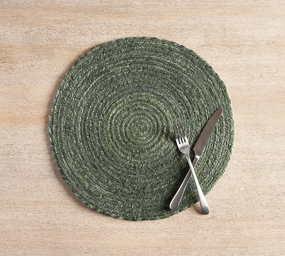 Colton Jute Round Placemats - Set of 4