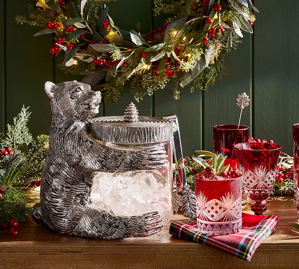 Fantastical Forest Ice Bucket &amp; Tongs