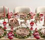 Gingerbread Stoneware Napkin Rings - Mixed Set of 4