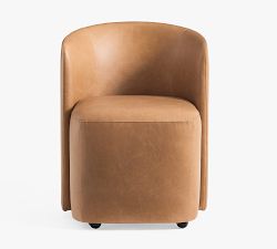 Preston Leather Dining Chair - Thumbnail 2