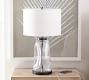Berkeley Glass USB Table Lamp (25&quot;-29&quot;)