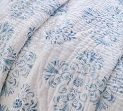 Remy Belgian Flax Linen Handcrafted Quilt &amp; Shams