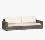 Torrey Wicker Square Arm Grand Outdoor Sofa (110&quot;)