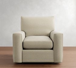 Pearce Modern Square Arm Swivel Chair