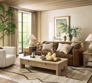 Carmel Farmhouse Living Room