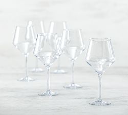 Open Box: Fortessa Tritan Copoly Pure Outdoor Red Wine, Set of 6 - Clear