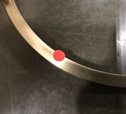 Open Box: Boone Faux Leather Counter Stool - Cream/Cognac