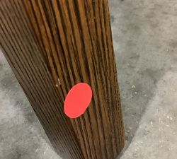 Open Box: Classic Upholstered Dining Chair - Light Gray Performance Chateau Basketweave, Espresso Finish