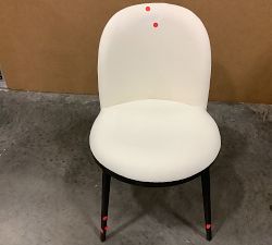 Open Box: Emily Upholstered Dining Chair - Parkweave Ivory