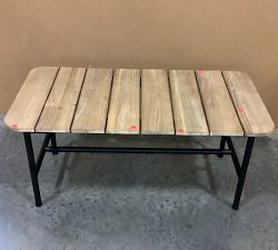 Open Box: Tulum Acacia Rectangular Outdoor Coffee Table (40&quot;)
