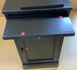 Open Box: Modular Bar, Cabinet Base with Wood Doors - Black