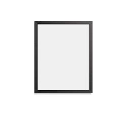 Open Box: Metal Gallery Frame, No Mat, 8" x 10" - Matte Black