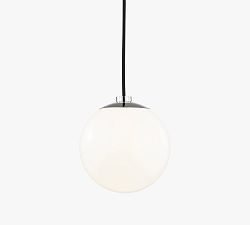 Open Box: Jorson Glass Globe Pendant - Nickel