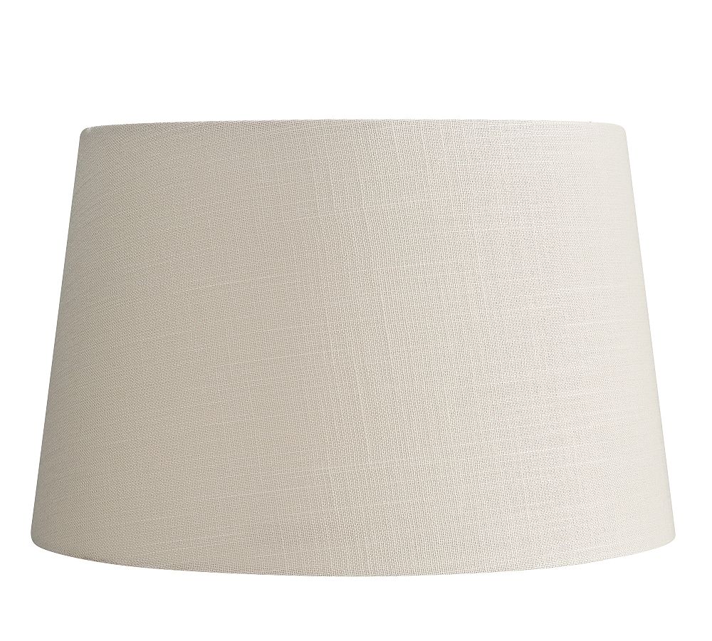Open Box: Gallery Linen Tapered Drum Lamp Shade, Large -17&quot; Diam. - Sand