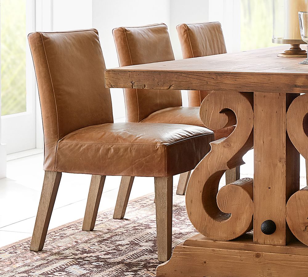 Classic Leather Dining Chair