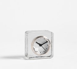 Slab Glass Desktop Clock