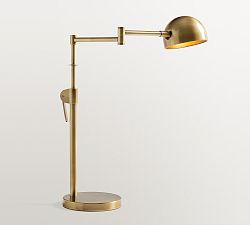 Sherman Metal Dome Articulating Task Table Lamp (22&quot;)