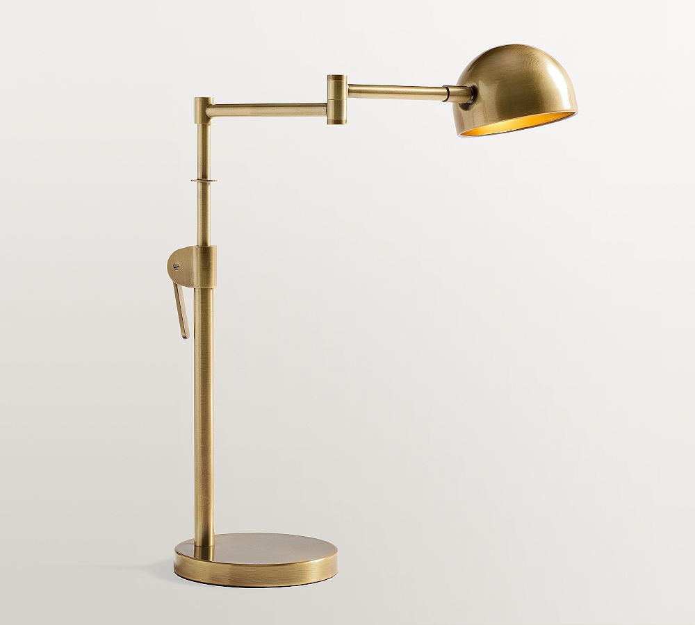 Sherman Metal Dome Articulating Task Table Lamp (22&quot;)