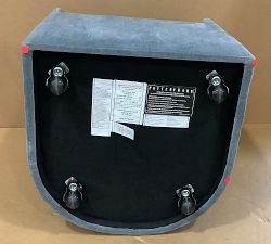 Open Box: Baldwin Upholstered Barrel Back Dining Chair - Rustic Chenille Vapor