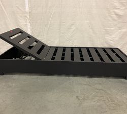 Open Box: Malibu Metal Platform Outdoor Single Chaise Lounge Frame, Individual