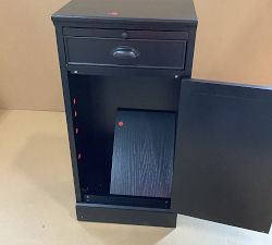 Open Box: Modular Bar, Cabinet Base with Wood Doors - Black