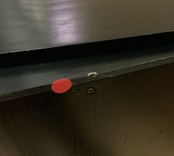 Open Box: Modular Bar Collection, Cabinet Base with Wood Doors - Black