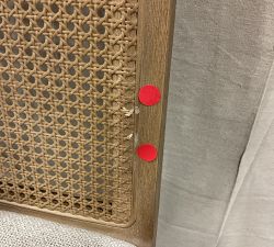 Open Box: Monty Cane Dining Chair - Seadrift