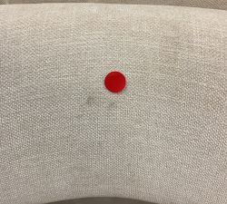 Open Box: Payson Upholstered Dining Chair - Performance Heathered Tweed Ivory, Seadrift Legs