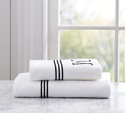 Grand Organic Cotton Embroidered Towel