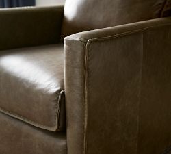 Duncan Leather Swivel Chair